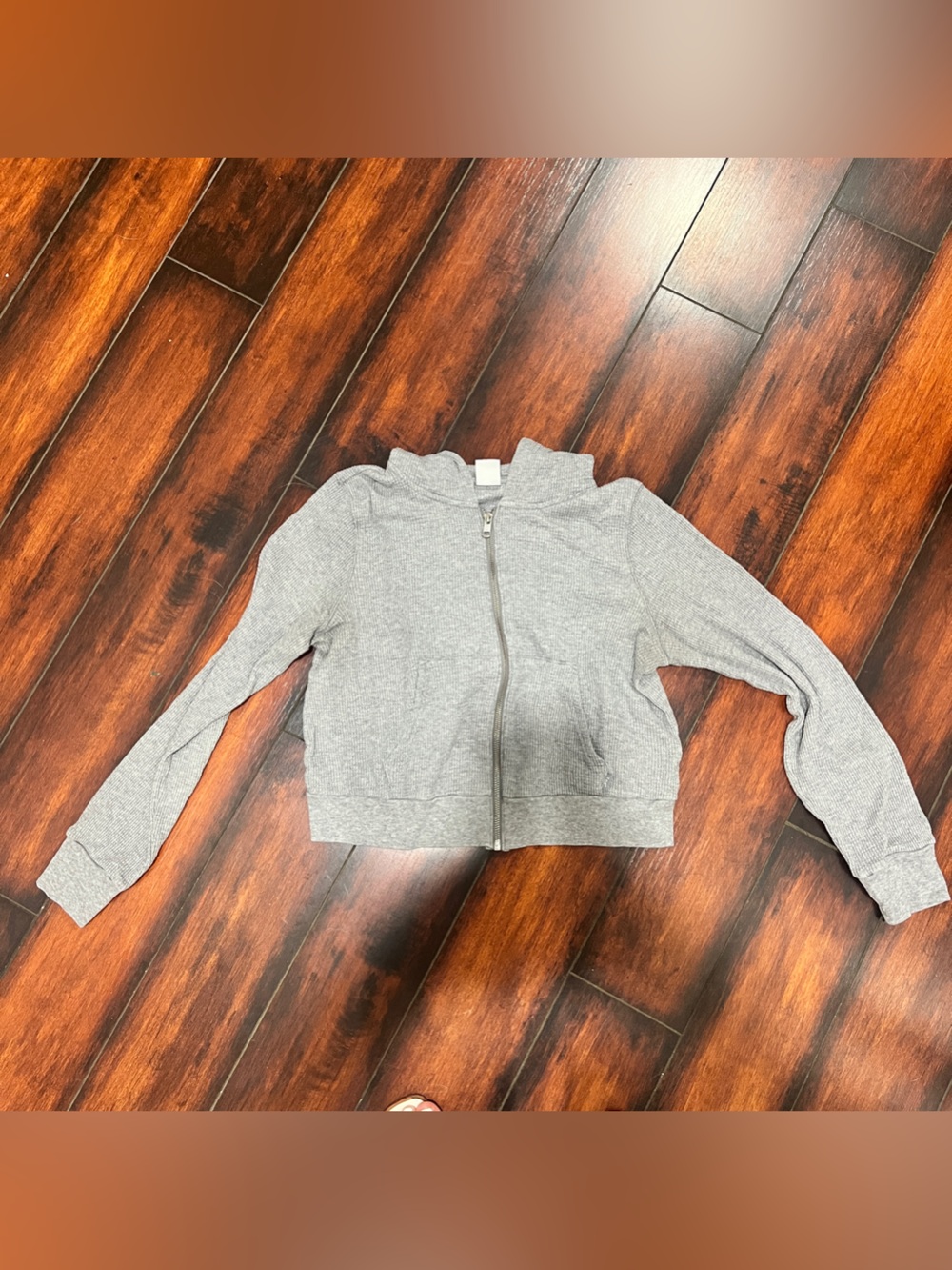 TNA Kids Light Gray Zip Hoodie Jacket